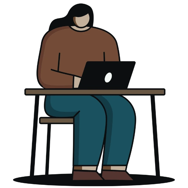 Diane's work from home setup 